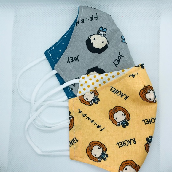 Friends Face Mask: Rachel or Joey or BOTH - Picture 2 of 4